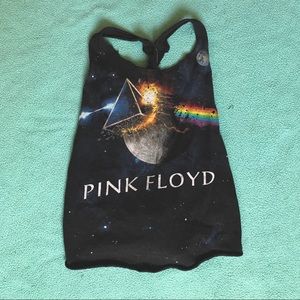 Pink Floyd Highneck crop top